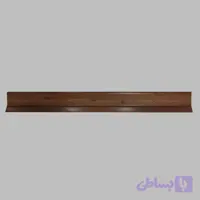 قرنیز چام قهوه ای عرض 9 سانتیمتر طول 3 متر کد 912