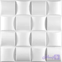 دیوارپوش سه بعدی پلیمری کد 005 طرح حریر ABS