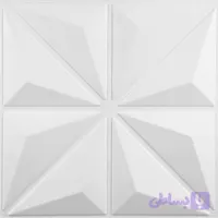دیوارپوش سه بعدی پلیمری کد 003 طرح هشت پر ABS