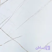ماربل شیت مات سفید خط دار کد 3327 ابعاد 60 در 120 سانتیمتر