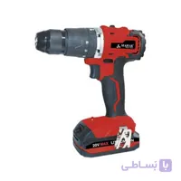دریل پیچ گوشتی چکشی شارژی براش لش با باطری اضافه و کیف BCD-20 LIKIT