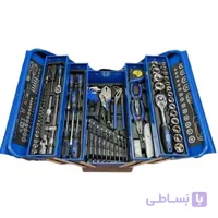 جعبه ابزار فلزی سه طبقه ۸۵ پارچه باس