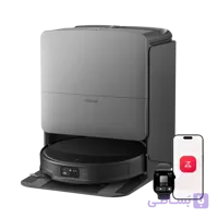 جاروبرقی رباتیک روبوراک مدل Roborock Saros 20 Sonic Complete ( پک اصلی شرکتی و گلوبال اروپا ۲۰۲۶ ) رنگ مشکی و سفید