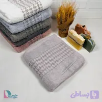 حوله دستی طرح پیچازی رنگ فیلی