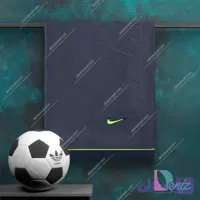 حوله ورزشی NIKE طوسی سبز بزرگ