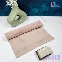 حوله دستی طرح والرون رنگ نسکافه ای