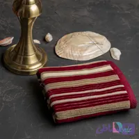 حوله دستی الیزابت رنگ زرشکی