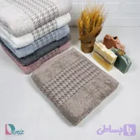 حوله دستی طرح پیچازی رنگ خاکی