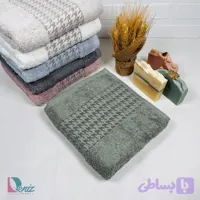 حوله دستی طرح پیچازی رنگ زیتونی