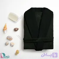حوله تن پوش طرح آلپانو رنگ یشمی تیره