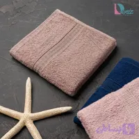 حوله دستی والری رنگ نسکافه ای