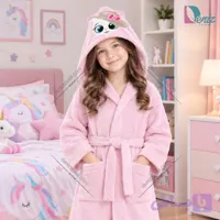 حوله کودک طرح لیدی کت صورتی