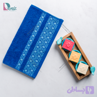حوله دستی الماس رنگ کاربنی
