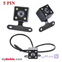 دوربین عقب خودرو 5 پین با کابل رابط مخصوص دوربین خودرو