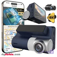 دوربین خودرو ۲ لنز ۴K وای‌فای‌دار X900