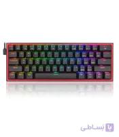 کیبورد گیمینگ باسیم ردراگون مدل FIZZ K617-RGB 40%