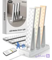 چراغ دیواری 6 تکه نورپردازی زیر کابینت EZVALO با ایستگاه شارژ مدل EZL2414A