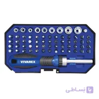 مجموعه ۶۳ عددی سری پیچ گوشتی و سری بکس ویوارکس مدل VR6365-SD