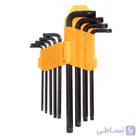مجموعه 9 عددی آچار آلن ستاره‌ای واستر مدل VHC006