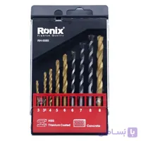 مجموعه 9 عددی مته رونیکس مدل RH-5585
