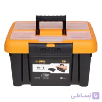 جعبه ابزار قفل پلاستیکی مهر پلاستیک مدل YN-18 سایز 18 اینچ