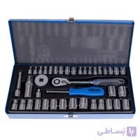 مجموعه 40 عددی سری بکس درایو 1/4 و 3/8 اینچ نووا مدل NTS 7002