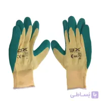 دستکش ایمنی او ایکس مدل 2241 سایز XL رنگ سبز کرم