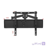 پایه دیواری تلویزیون LCDARM مدل TWM 510 + plus مشکی 2 میل