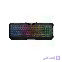 کیبورد گیمینگ مخصوص بازی فاکس ایکس ری مدل FXR-BKL-63 SLASH