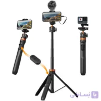 سه‌پایه و مونوپاد موبایل K&F CONCEPT Phone Selfie Stick Tripod kf09.127V1