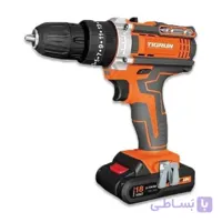 دریل پیچ گوشتی شارژی براشلس 16.8 ولت 10 میلی‌متر تیگران مدل TG-3516