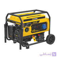 موتور برق 5800 وات استارتی ریموت‌دار چرخ‌دار کنزاکس مدل 6178
