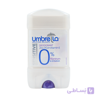 استیک خوشبو کننده بدن (0% آلومینوم) آمبرلا 75 میلی لیتری (سفید)