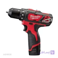 دریل پیچگوشتی 12 ولت شارژی میلواکی مدل M12BDD-201C
