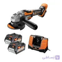 مینی فرز شارژی 18 ولت آاگ مدل BEWS18-125BLLI-402C