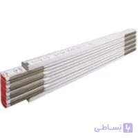 متر چوبی تاشو 2 متری اتصال فلزی استبیلا مدل W 600