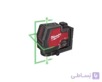 تراز لیزری نور سبز دو خط عمود و افقی 4 ولت میلواکی L4CLL-301C