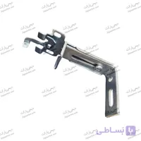 پایه پرده کرکره فلزی آلومینیومی دومنظوره (سقفی و دیواری)