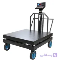 باسکول صنعتی محک 2 تن مدل 13000 پلاس چاپگردار با سینی گالوانیزه 120×120