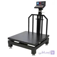 باسکول صنعتی محک 1 تن مدل 13000 پلاس چاپگردار با سینی گالوانیزه 100×100