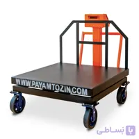 باسکول صنعتی 1/5 تن چرخدار پیام توزین مدل TS1500
