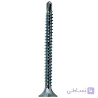 پیچ سرتخت مته دار ضخامت 4.8 سایز 10 سانت بسته 10 عددی