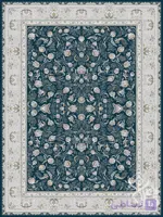 فرش قیطران 1500 شانه طرح چکاوک سرمه ای