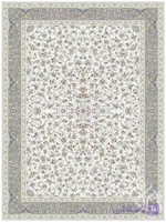 فرش قیطران 1500 شانه طرح دارینا کرم