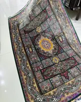 فرش رویال گلد کلکسیون 1500 شانه طرح معصومی سبز