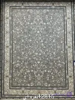 فرش بزرگمهر 1200 شانه طرح 12815 بژ