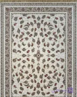 قالی سلیمان طرح گل سرخ کرم