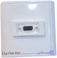 پریز دوکاره HDMI و VGA ماژولار | سوکت HDMI و VGA تو کار دیواری
