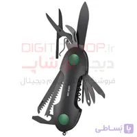 ابزار چندکاره سفری گرین لاین مدل 14 in 1 Multi Tool Key Chain Knife رنگ مشکی