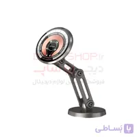 هولدر و شارژر وایرلس شفاف پرودو مدل PD-MWCDAR-BK با قابلیت مگ‌سیف